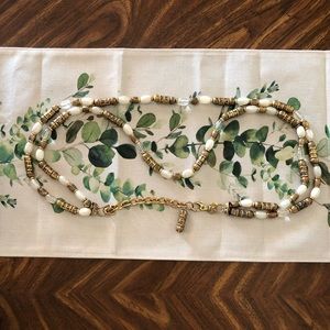 Beaded Rope Belt.  41.5 Inches Length